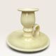 Cave rat candle holder in off-white ceramic