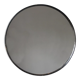 Mid-century scandinavian round wooden mirror, 1960s, 70 cm