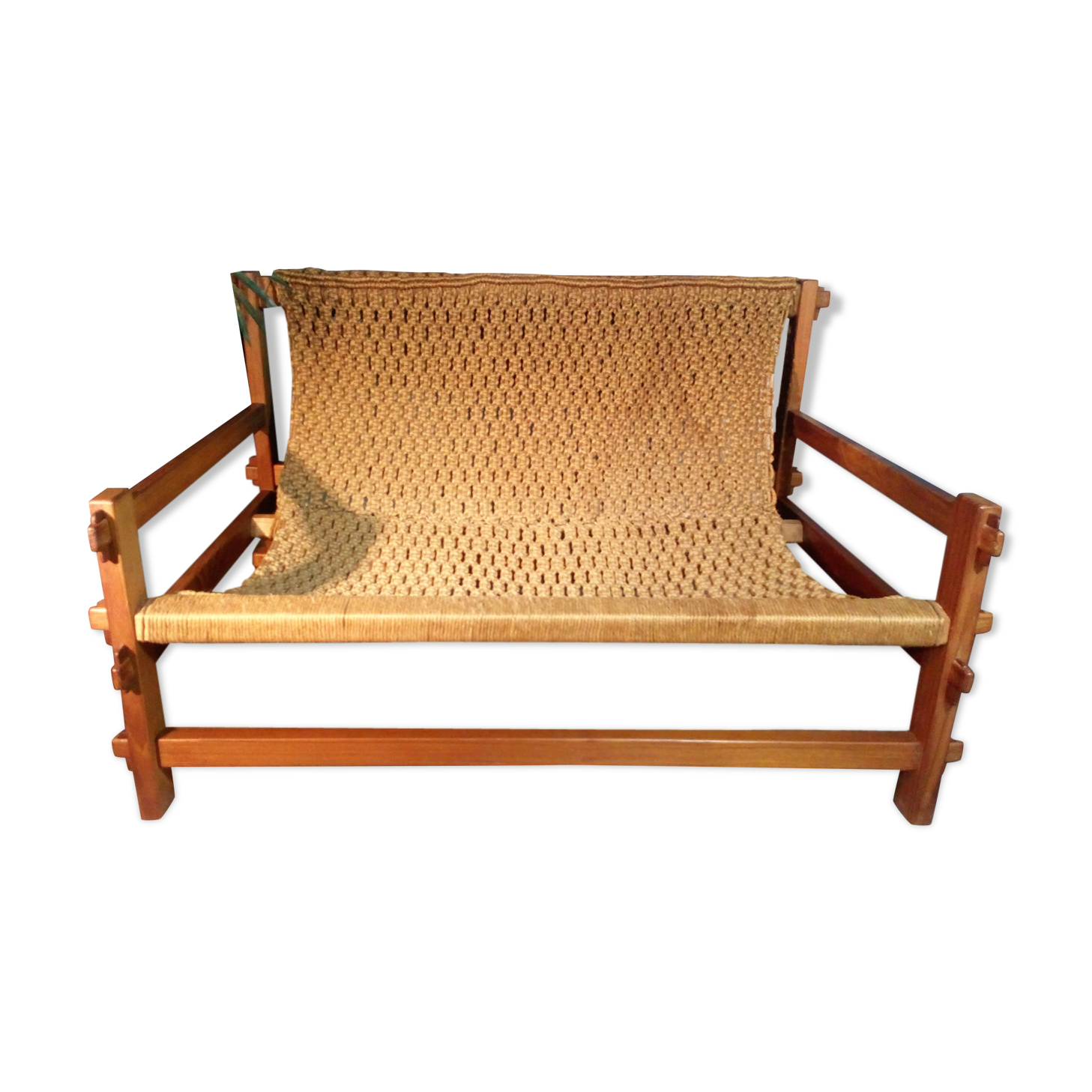 Banquette 2 places Brazil 1960s