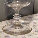 Baccarat glass model engraving 3458 enhanced with fine gold - 13.4 cm