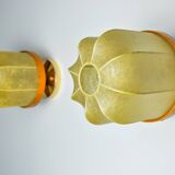 Pair of “cocoon” wall lights, Italy, 1970