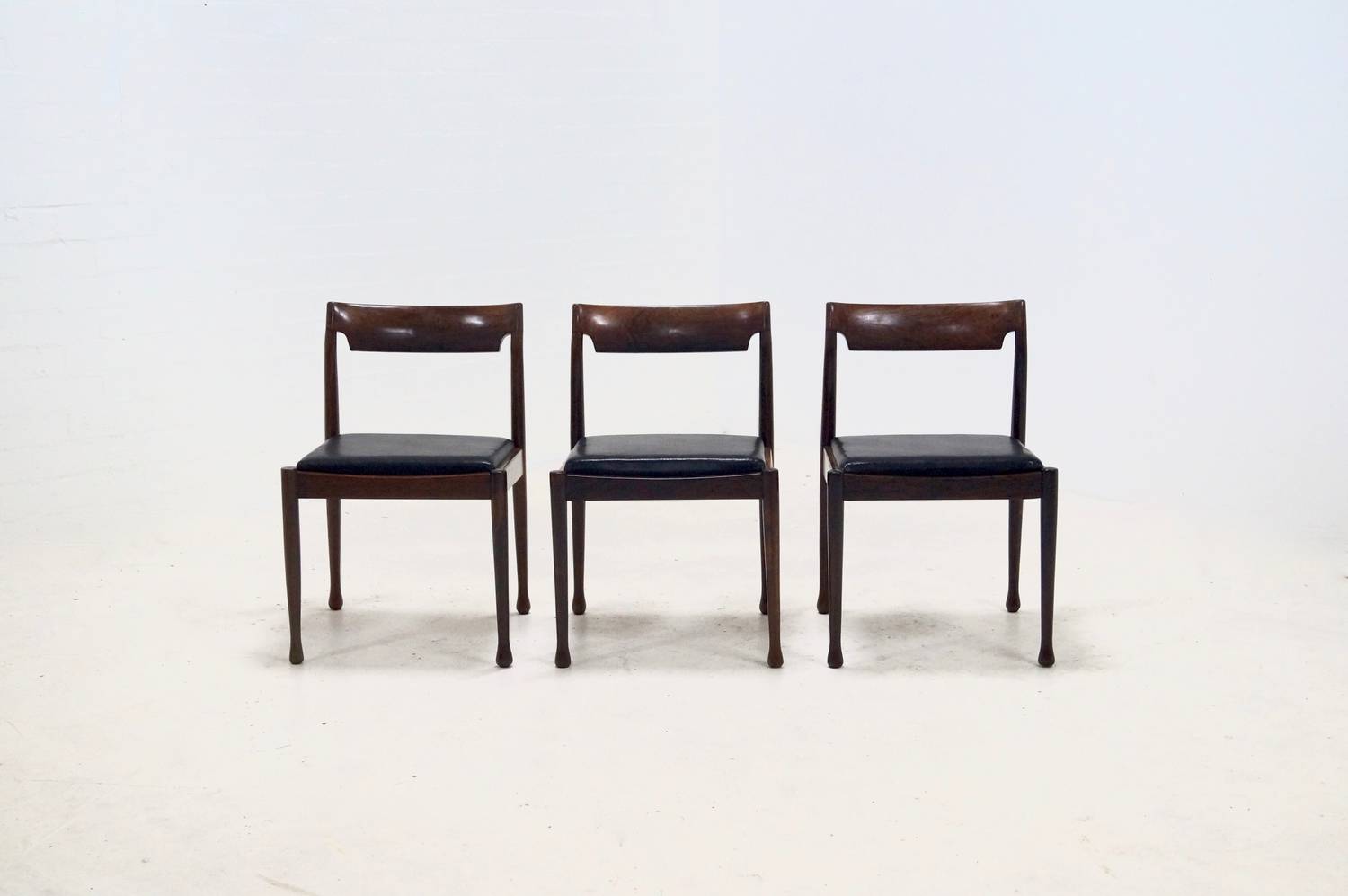 Chair in rosewood and skai 1960