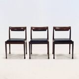 Chair in rosewood and skai 1960