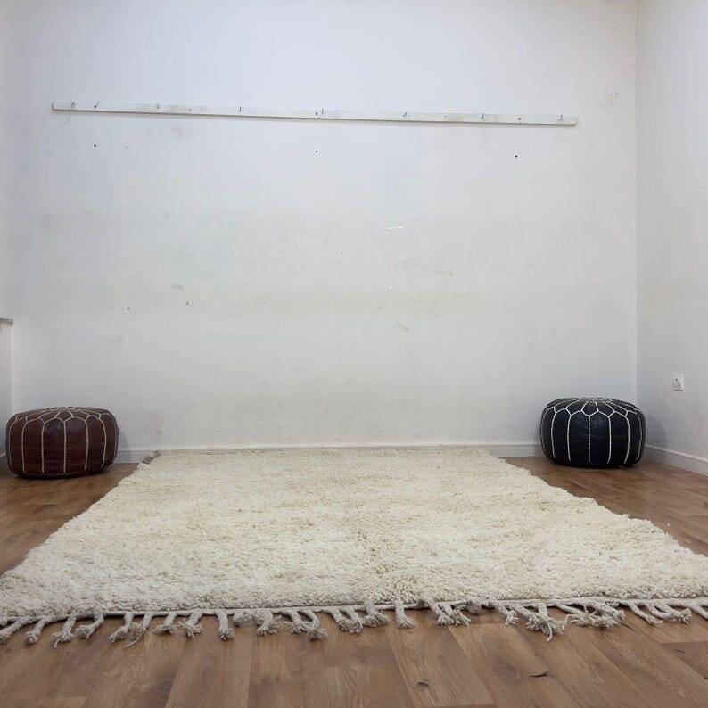 Tapis en laine fait main traditionnelle 1,5/2,5 m