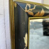 Beveled mirror empire mahogany