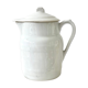Pitcher covered porcelain Grigny XIXth stamped P.Precious