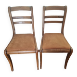 Pair of dining chairs