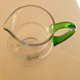 Glass pitcher "Roman Art" 1980s