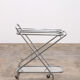 Vintage trolley nice chrome or bar cart, 1960 France.