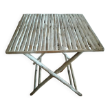Bamboo folding table