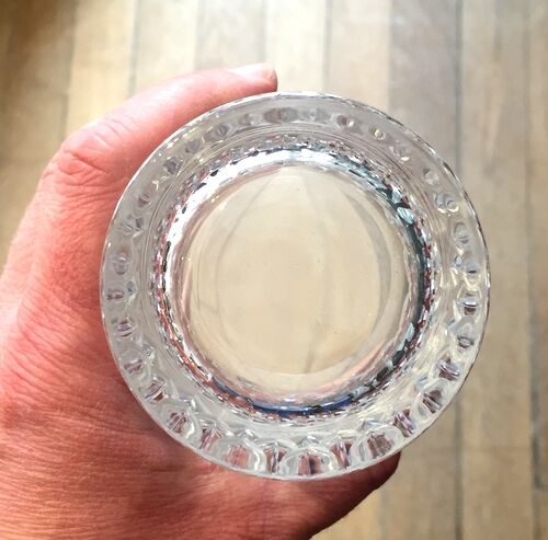 Suite de 11 verres a jus de fruits eau baccarat