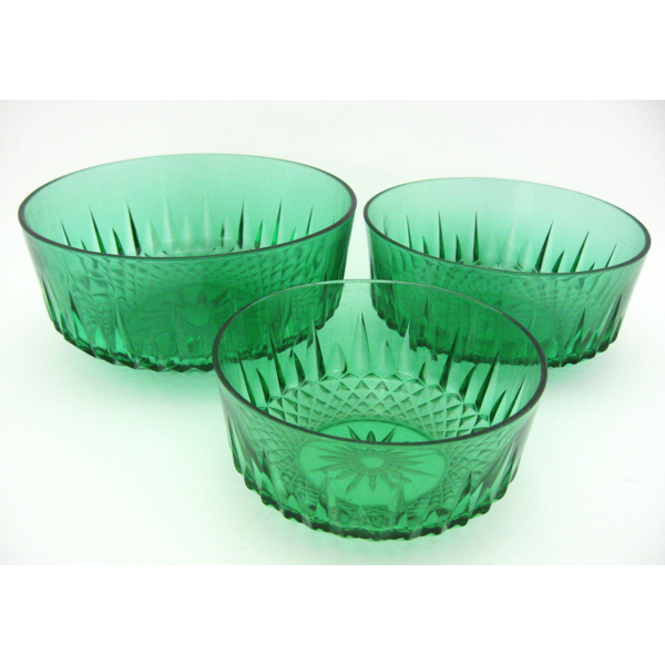 3 Glass Bowls Soaked Emerald Green Arcoroc France Vintage 60s Selency 3 Glass Bowls Soaked Emerald Green Arcoroc France Vintage 60s Selency