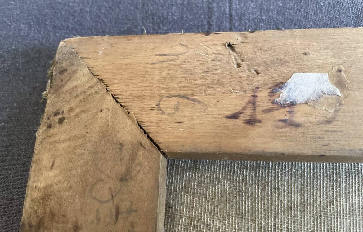 Oil on canvas Vendée landscape