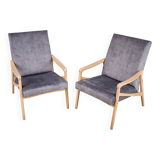 Paire de fauteuils conçus par J. Jiroutek, TON Tchécoslovaquie, années 1960, Vintage