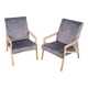 Paire de fauteuils conçus par J. Jiroutek, TON Tchécoslovaquie, années 1960, Vintage