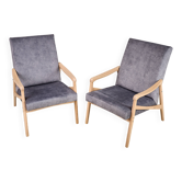 Paire de fauteuils conçus par J. Jiroutek, TON Tchécoslovaquie, années 1960, Vintage