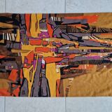 René Fumeron - Wool tapestry "Etna" - Robert Four editions in Aubusson