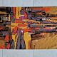René Fumeron - Wool tapestry "Etna" - Robert Four editions in Aubusson