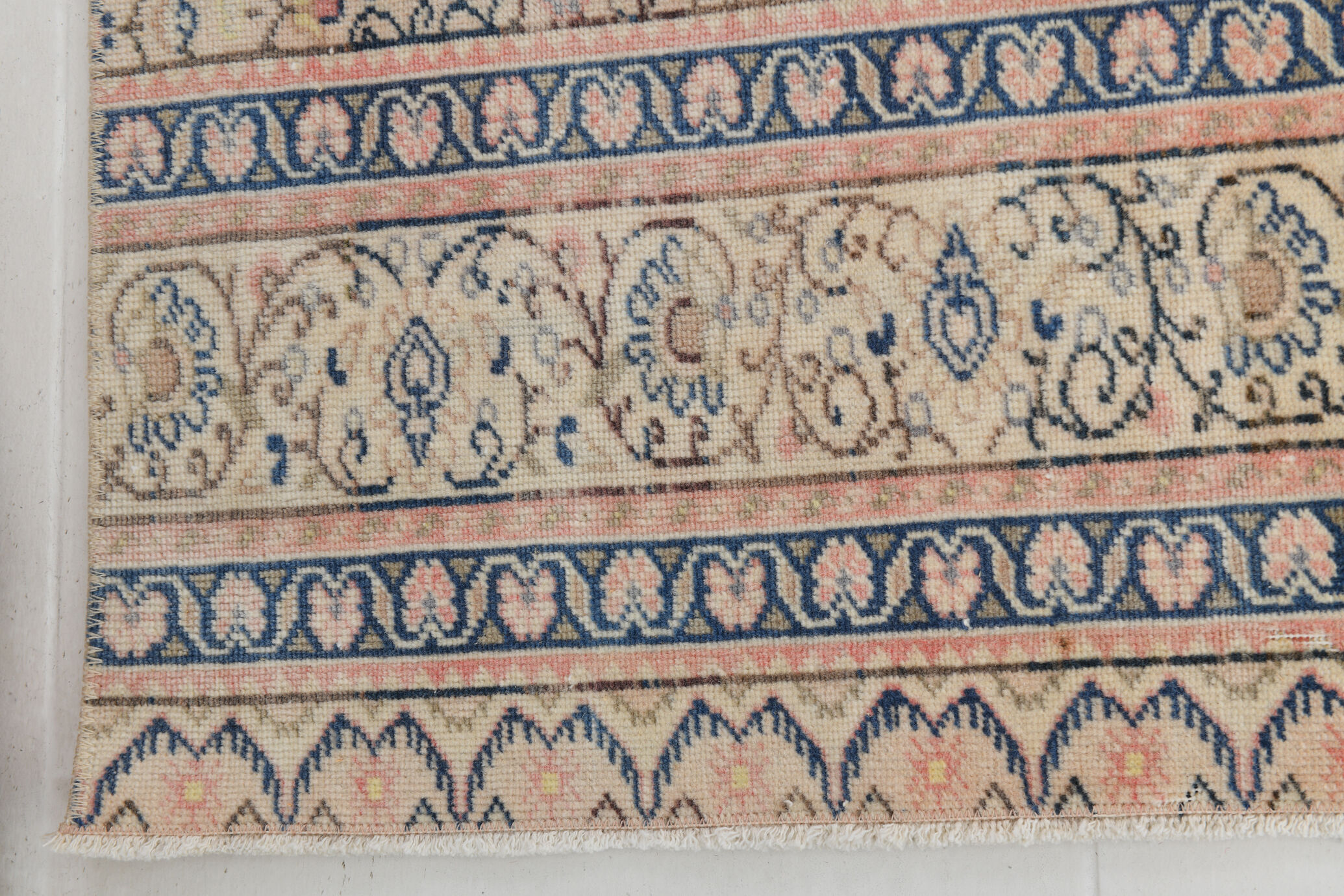 3x9 blue persian runner rug, 80x286cm