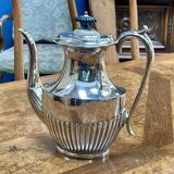 English silver-plated teapot, early 20th century