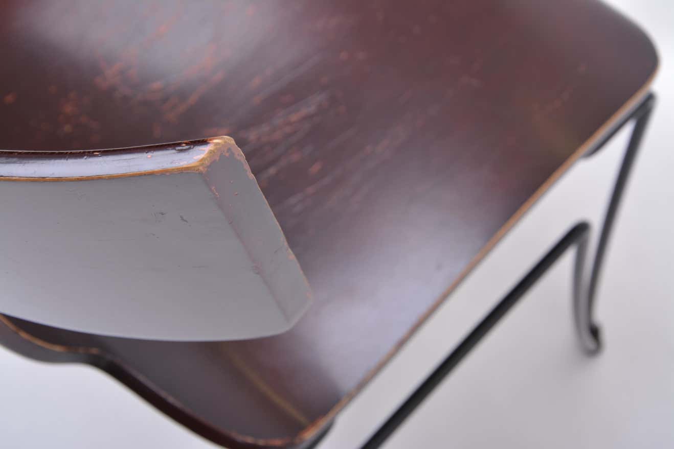 Pair of vintage Anziano dining chairs by John Hutton for Donghia