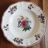 lot of 5 deep plates Sarreguemines Agreste