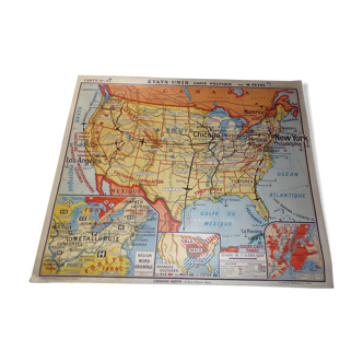 United States N ° 33 double-sided card