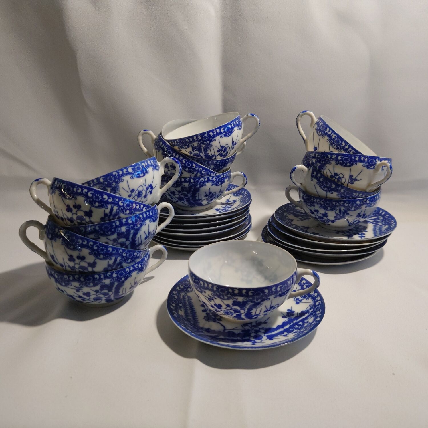 Japanese porcelain tea set