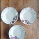 Set of 12 earthenware plates Salins, Nelly red