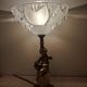 Lamp Ezan foot bronze angel cherub