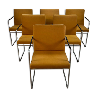 Set of 6 Arco Frame R dining Chairs by Burkhard Vogtherr