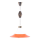 Mid-Century Chandelier in Brass and Lacquered Steel, Czech, 1960s