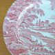 Set of 6 English style plates, kesteloot birthday