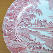 Set of 6 English style plates, kesteloot birthday