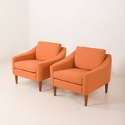 Dux Mid century lounge chairs attr. to  Folke Ohlsson, Sweden 1960s
