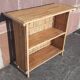 Bamboo counter or bar. (With 2 folding high chairs)