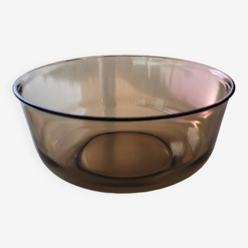 Arcoroc salad bowl in smoked glass