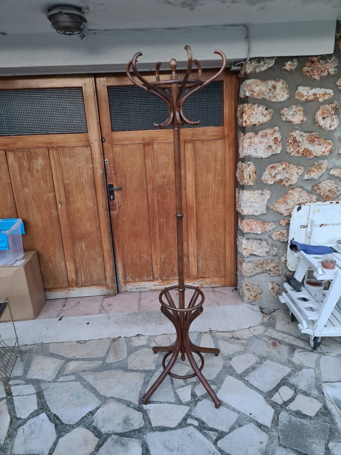 Porte manteau perroquet vintage