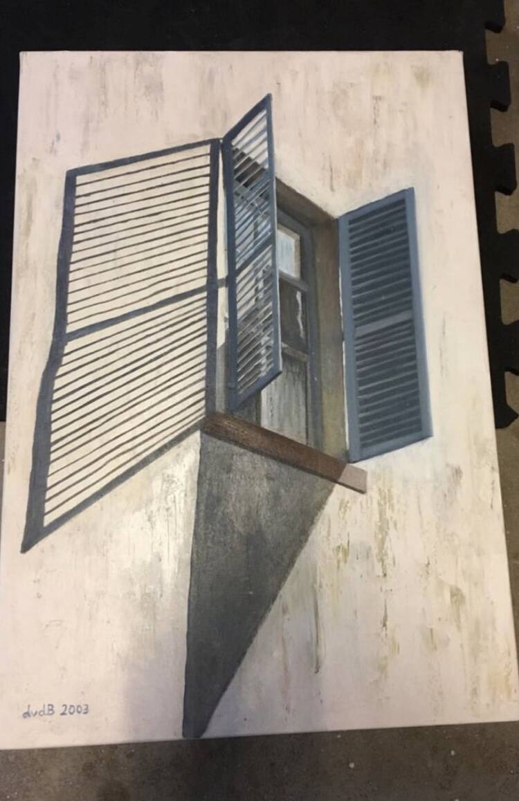 Oil painting on canvas - Dominique Van Den Broeck