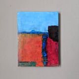 Acrylic on canvas Abstract art small contemporary painting