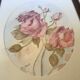 Tableau bouquet de roses aquarelle signée