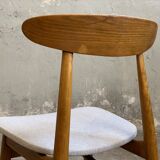 pair Scandinavian chairs from the 60s