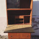 Secretary vintage foot compass veneer wood