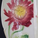 Asparagus plate in slip by st clément art nouveau
