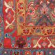 Tapis Bidjar ancien en coton et laine, gros nœud, 110 x 43 In