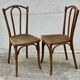 Pair of vintage thonet bistro chairs from 1900