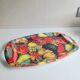 Vintage melamine tray 48.5 x 31 cm