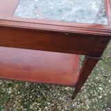 Antique Louis XVI style console with marble top