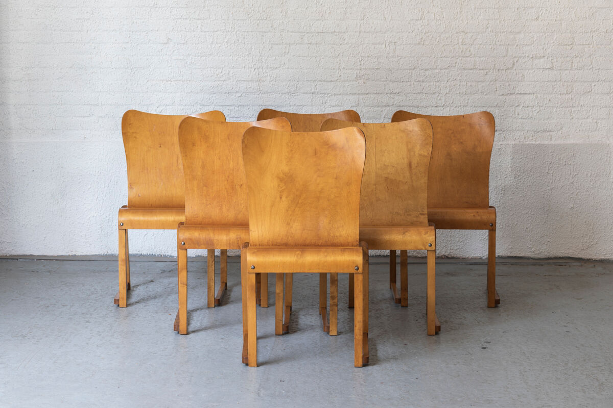 Set of 6 dining chairs by Bengt Jonsson, Sweden, 1950’s