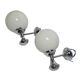 BTJ pair of wall lamps in Art Deco style